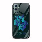 Zodiac Sign-GEMINI Printed Glass Back Phone Case
