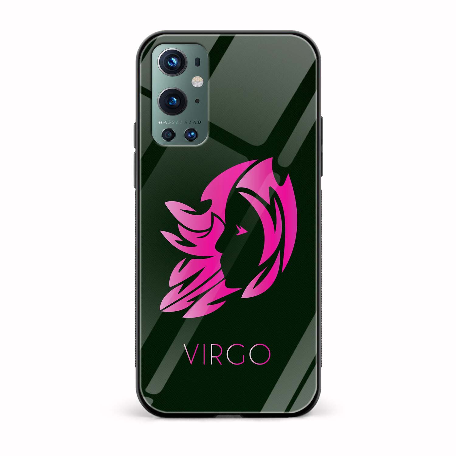 Zodiac Sign-VIRGO Printed Glass Back Phone Case Zodiac Sign-VIRGO Printed Glass Back Phone Case - Image 1
