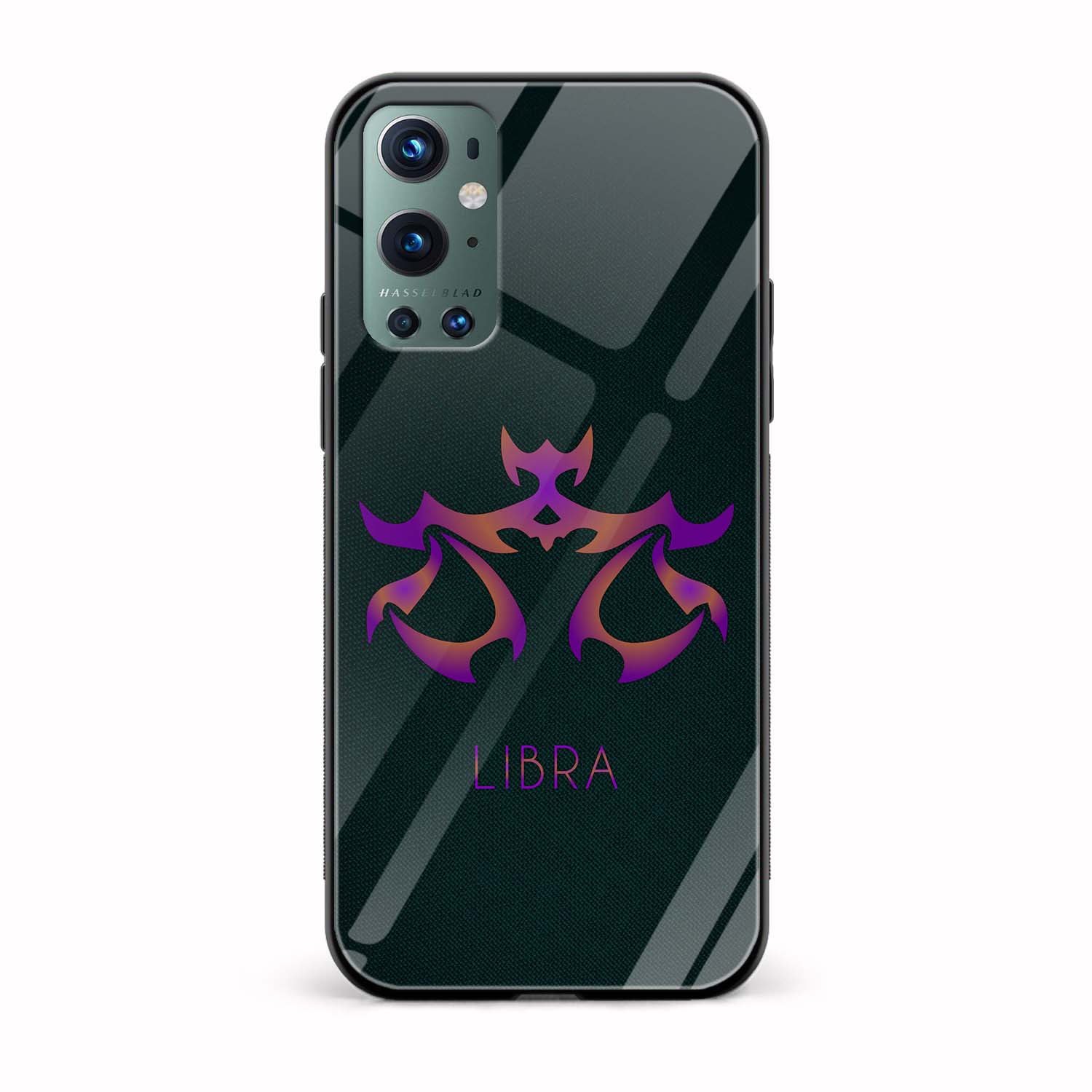 Zodiac Sign-LIBRA Printed Glass Back Phone Case Zodiac Sign-LIBRA Printed Glass Back Phone Case - Image 1