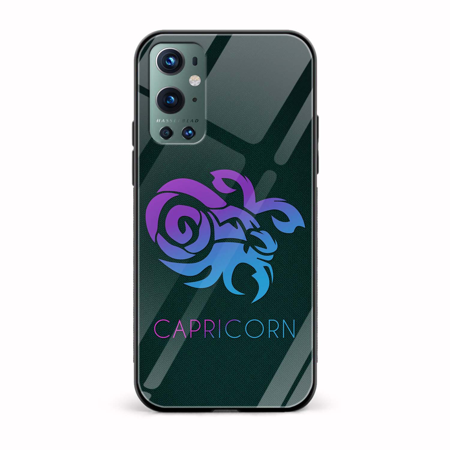 Zodiac Sign-CAPRICORN Printed Glass Back Phone Case Zodiac Sign-CAPRICORN Printed Glass Back Phone Case - Image 1
