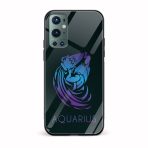 Zodiac Sign-AQUARIUS Printed Glass Back Phone Case