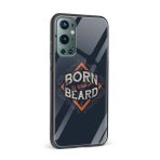 Born To Wear A Beard Printed Glass Back Phone Case - Image 2