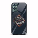Born To Wear A Beard Printed Glass Back Phone Case