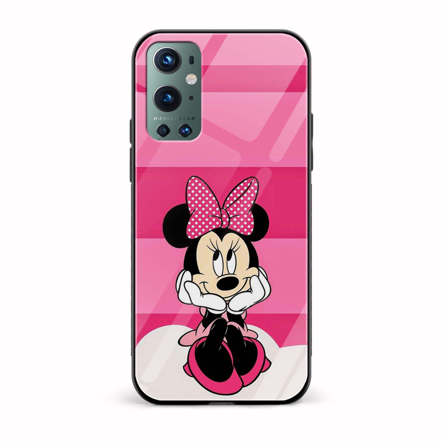 Minnie Mouse Printed Glass Back Phone Case Minnie Mouse Printed Glass Back Phone Case - Image 1