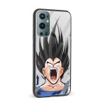 Vegeta Dragonball Printed Glass Back Phone Case - Image 2