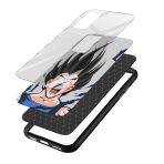 Vegeta Dragonball Printed Glass Back Phone Case - Image 3