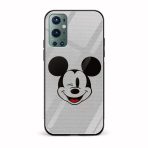 Mickey Mouse Printed Glass Back Phone Case