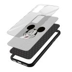Mickey Mouse Printed Glass Back Phone Case - Image 3