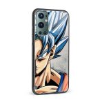 Goku Super Saiyan Blue Printed Glass Back Phone Case - Image 2