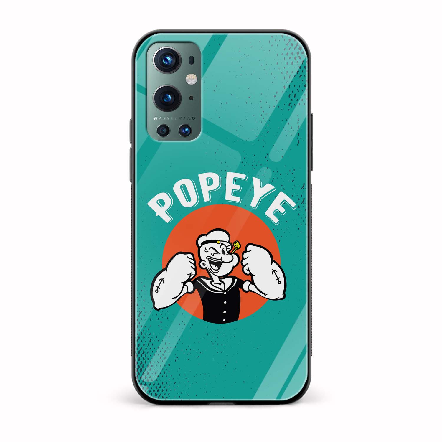 Popeye Printed Glass Back Phone Case Popeye Printed Glass Back Phone Case - Image 1