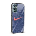Denim Printed Glass Back Phone Case - Image 2