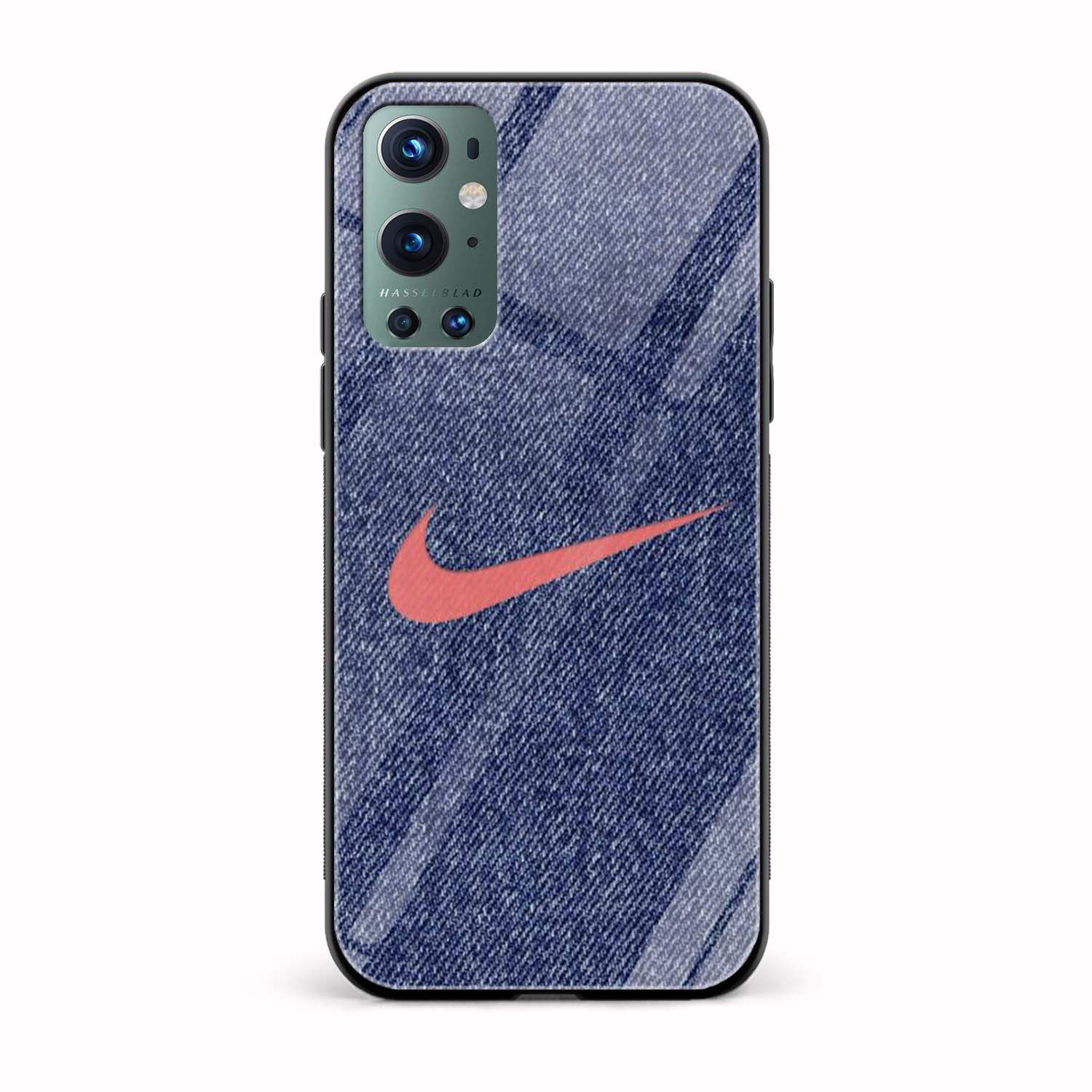 Denim Printed Glass Back Phone Case Denim Printed Glass Back Phone Case - Image 1