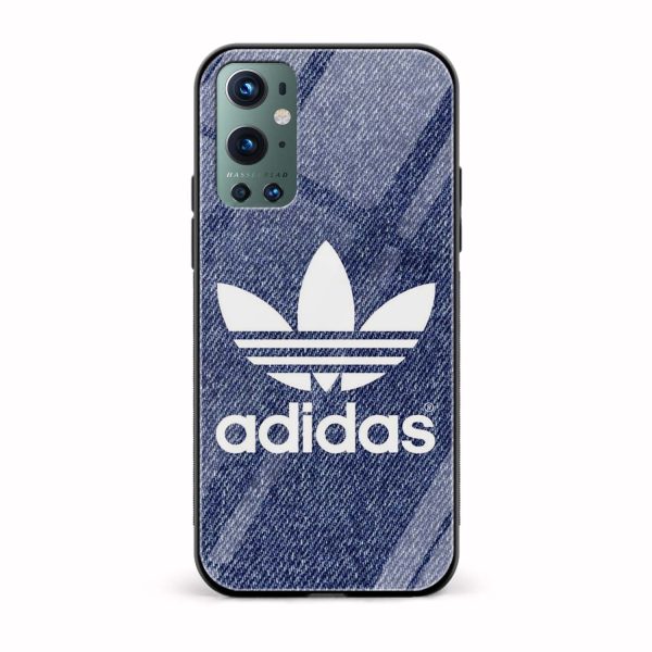Denim Printed Glass Back Phone Case