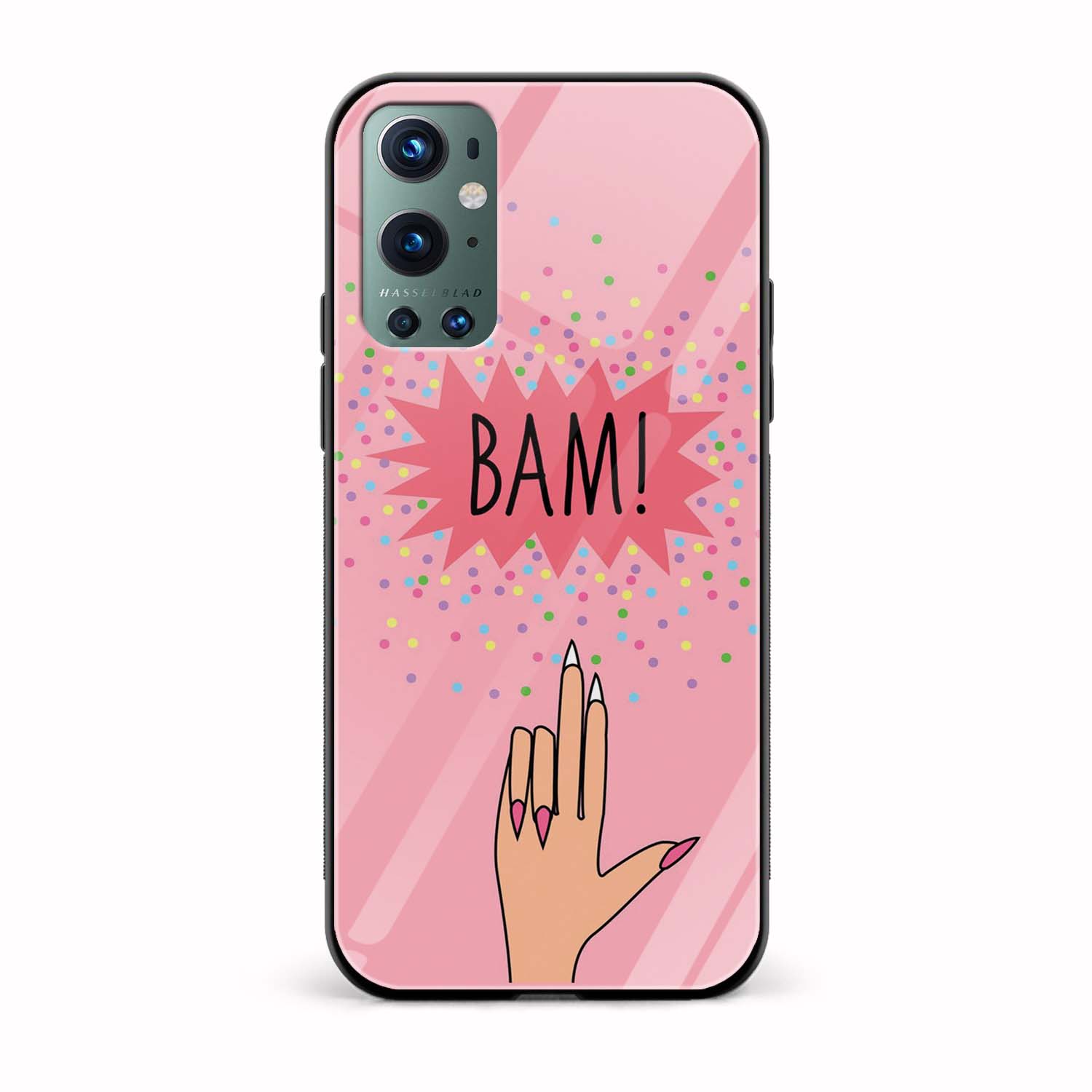 BAM Printed Glass Back Phone Case BAM Printed Glass Back Phone Case - Image 1