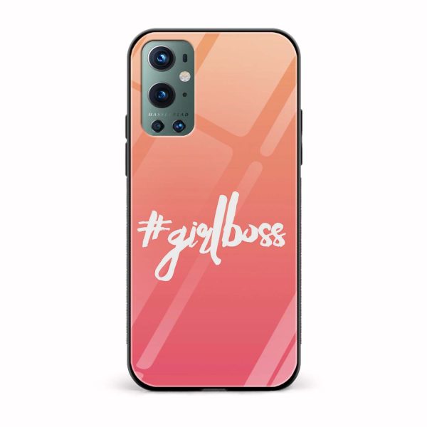 GirlBoss Printed Glass Back Phone Case