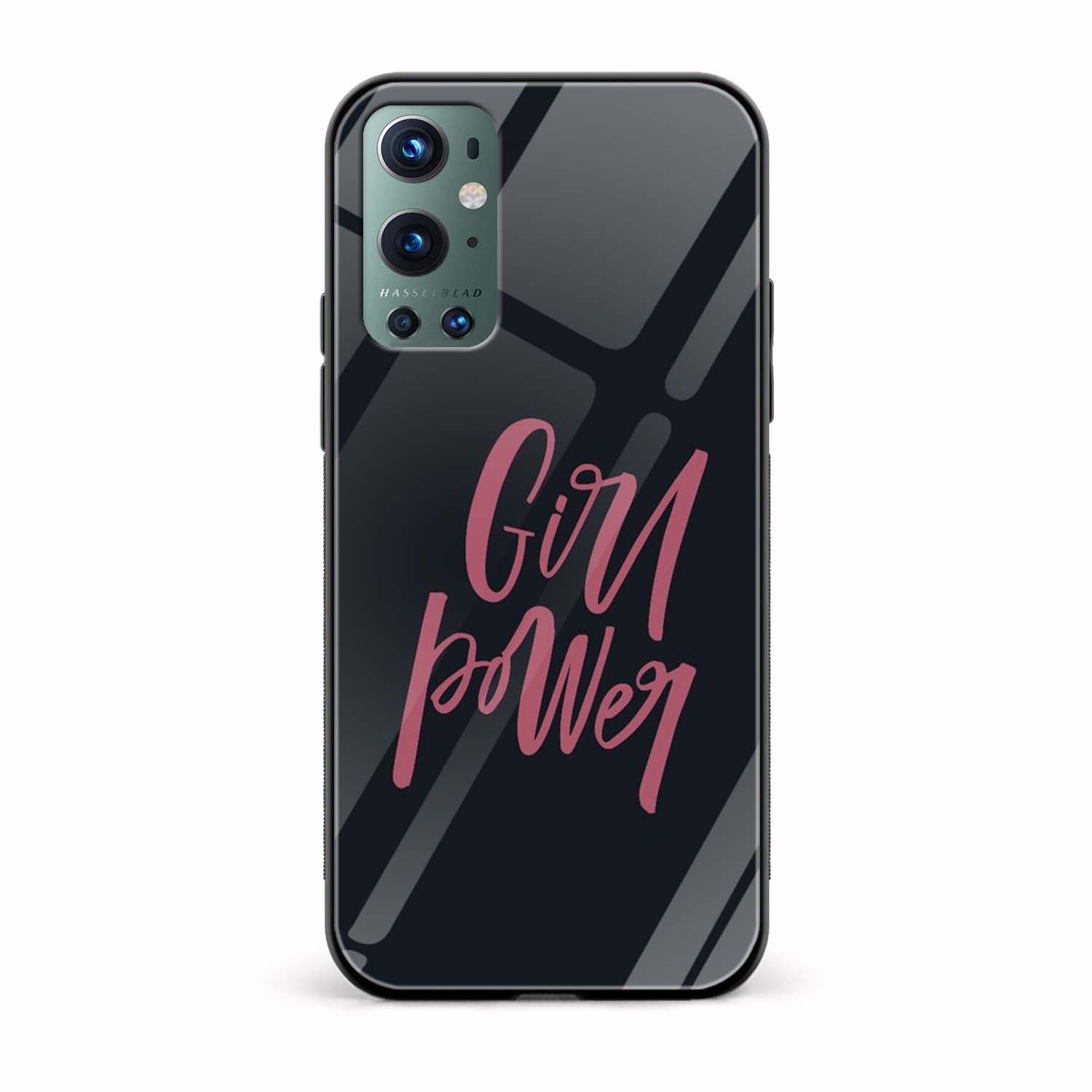 Girl Power Printed Glass Back Phone Case Girl Power Printed Glass Back Phone Case - Image 1