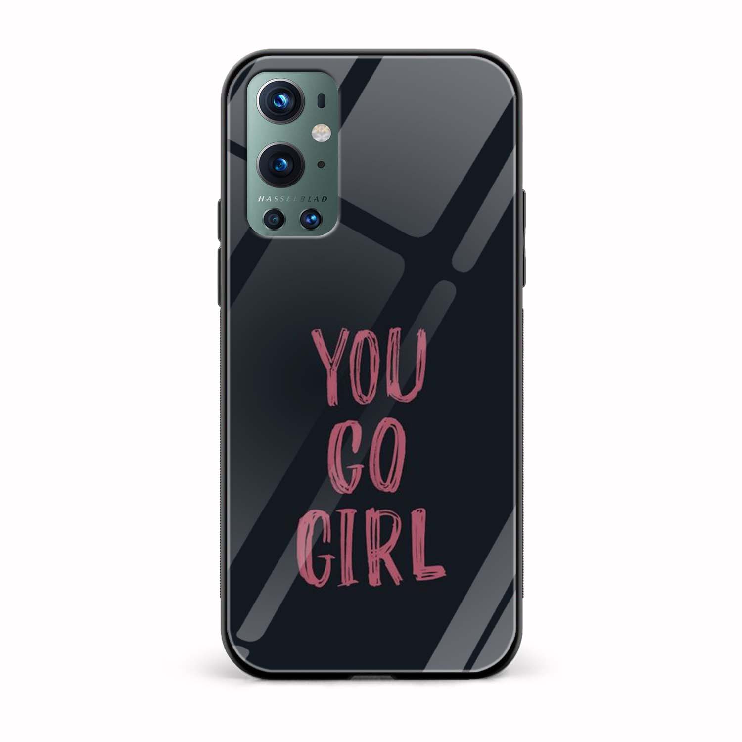 You Go Girl Printed Glass Back Phone Case You Go Girl Printed Glass Back Phone Case - Image 1