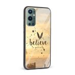 Belive In Yourself Printed Glass Back Phone Case - Image 2