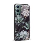 Floral Printed Glass Back Phone Case - Image 2