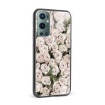 White Roses Printed Glass Back Phone Case - Image 2