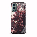 Floral Printed Glass Back Phone Case