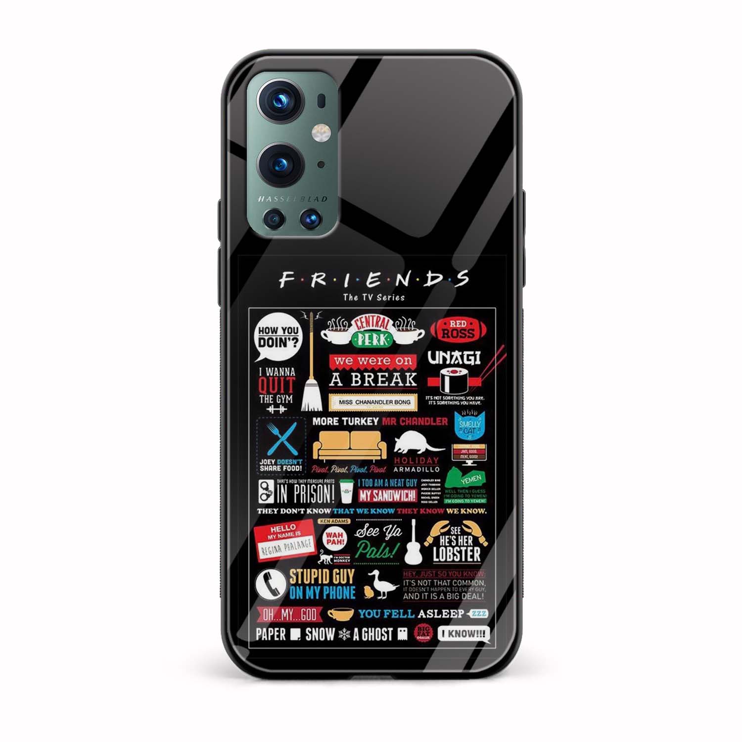 Friends Printed Glass Back Phone Case Friends Printed Glass Back Phone Case - Image 1