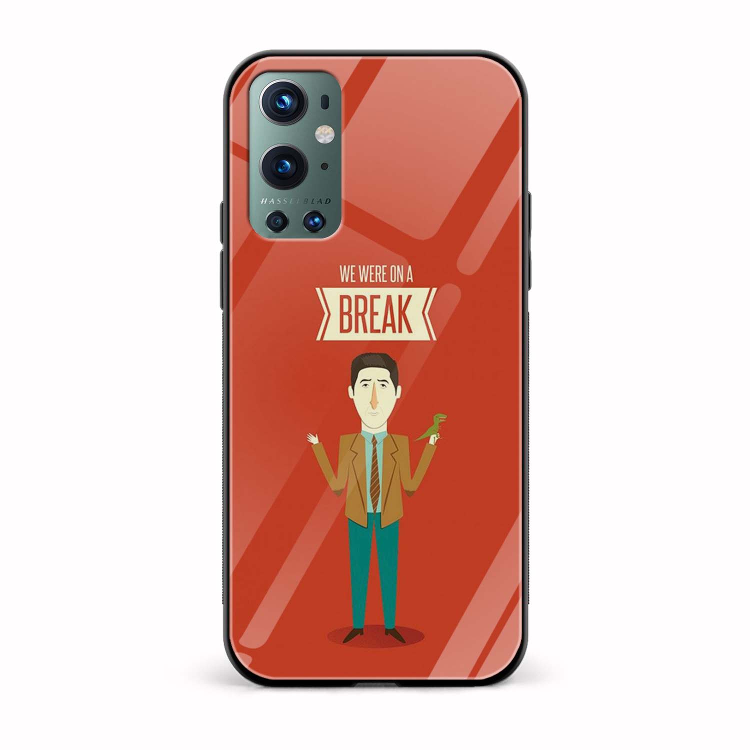 Friends We Were On A Break Printed Glass Back Phone Case Friends We Were On A Break Printed Glass Back Phone Case - Image 1