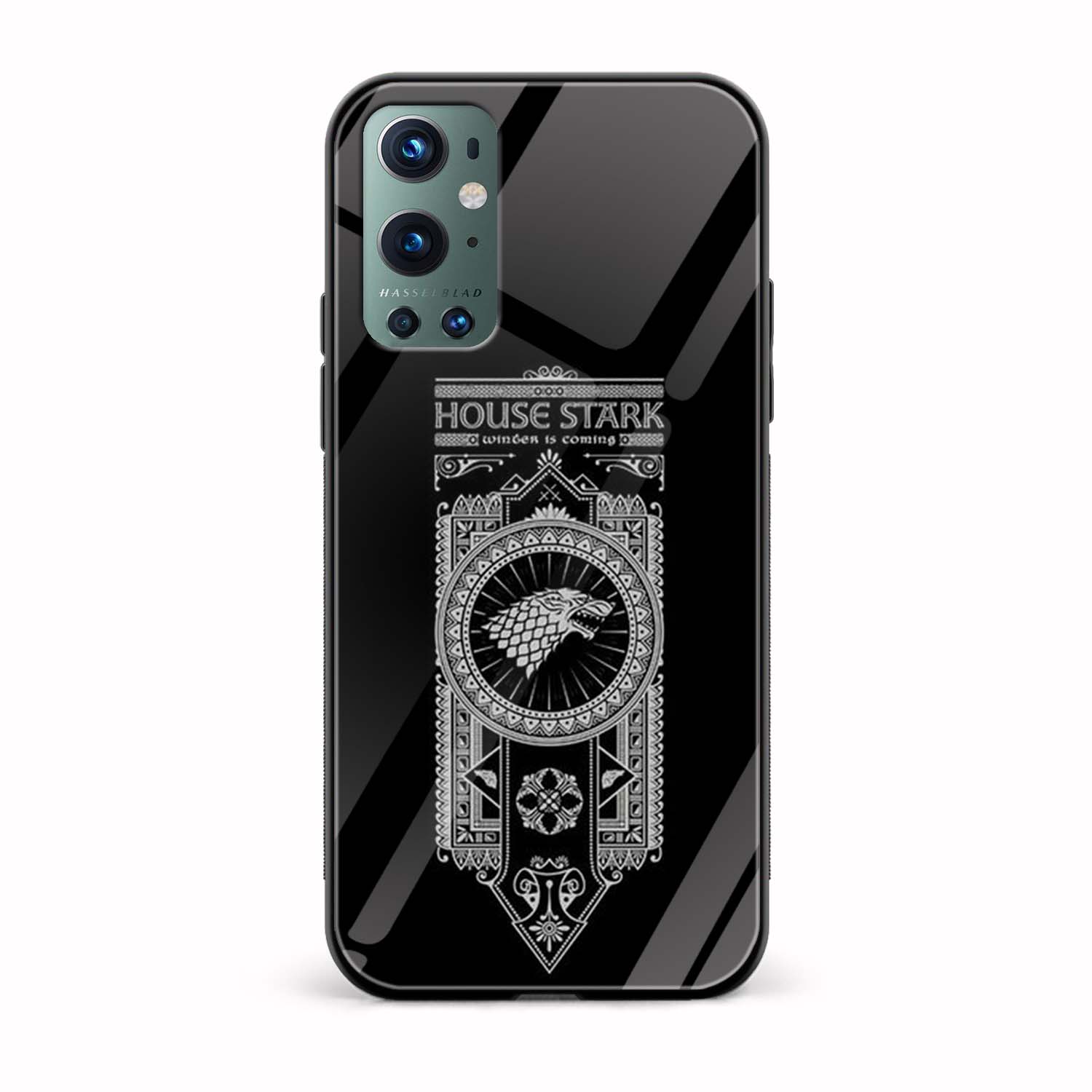 House Of Stark - Winter is coming Printed Glass Back Phone Case House Of Stark - Winter is coming Printed Glass Back Phone Case - Image 1