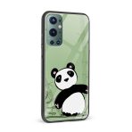 Panda Printed Glass Back Phone Case - Image 2
