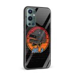 Level 3 Helmet Printed Glass Back Phone Case - Image 2