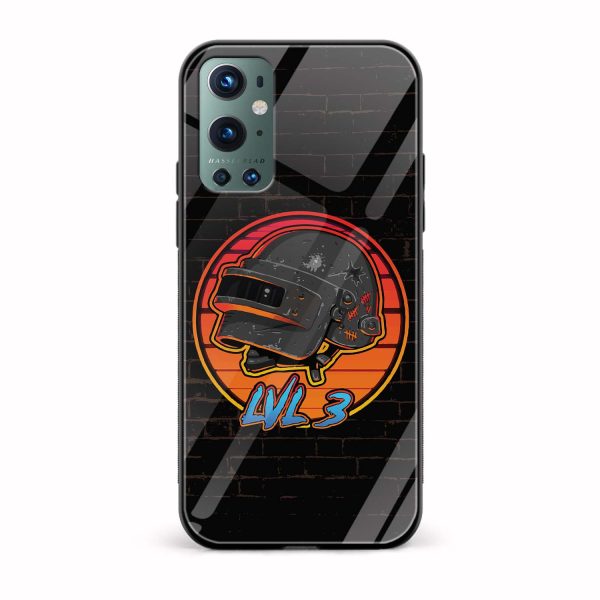 Level 3 Helmet Printed Glass Back Phone Case