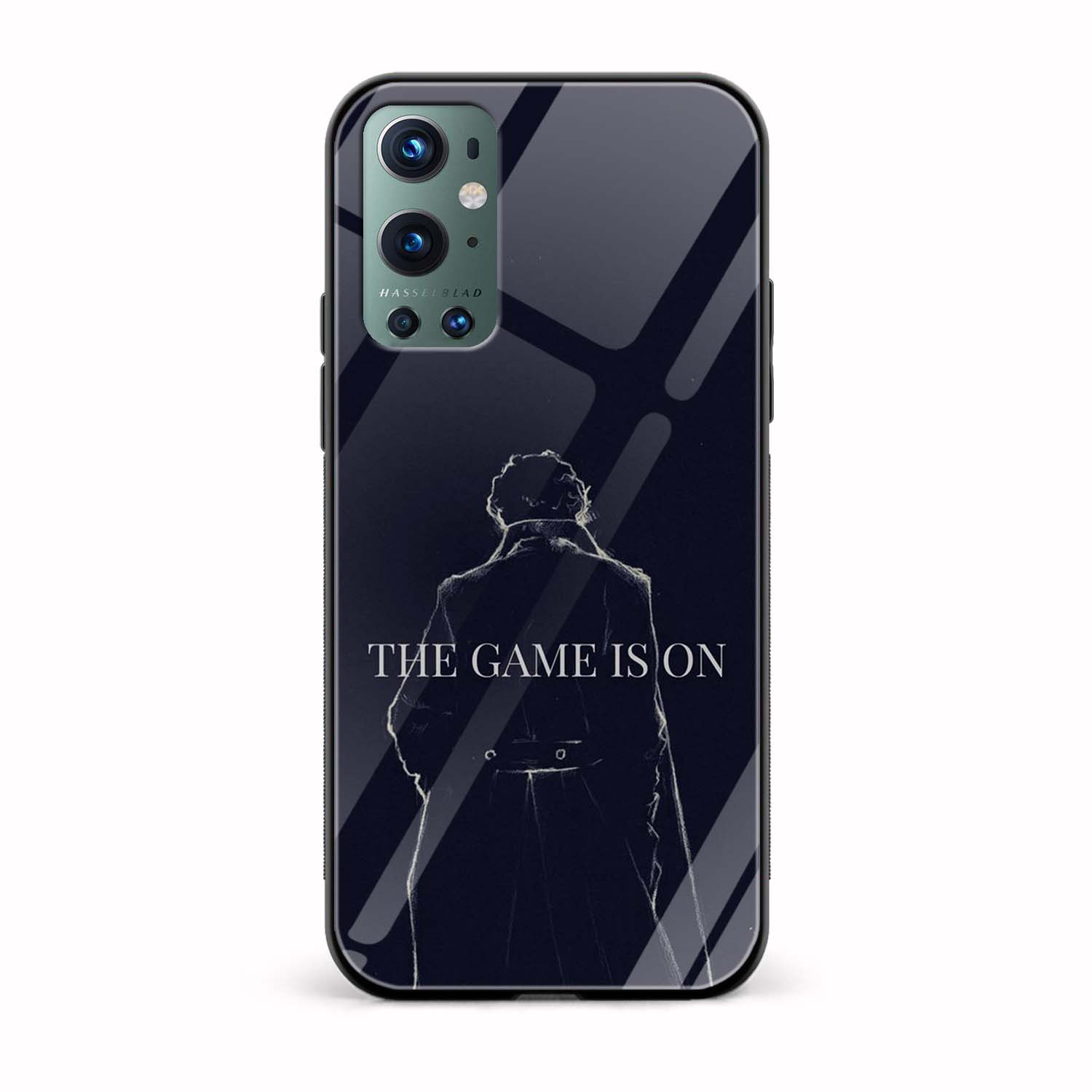 The Game Is On Printed Glass Back Phone Case The Game Is On Printed Glass Back Phone Case - Image 1