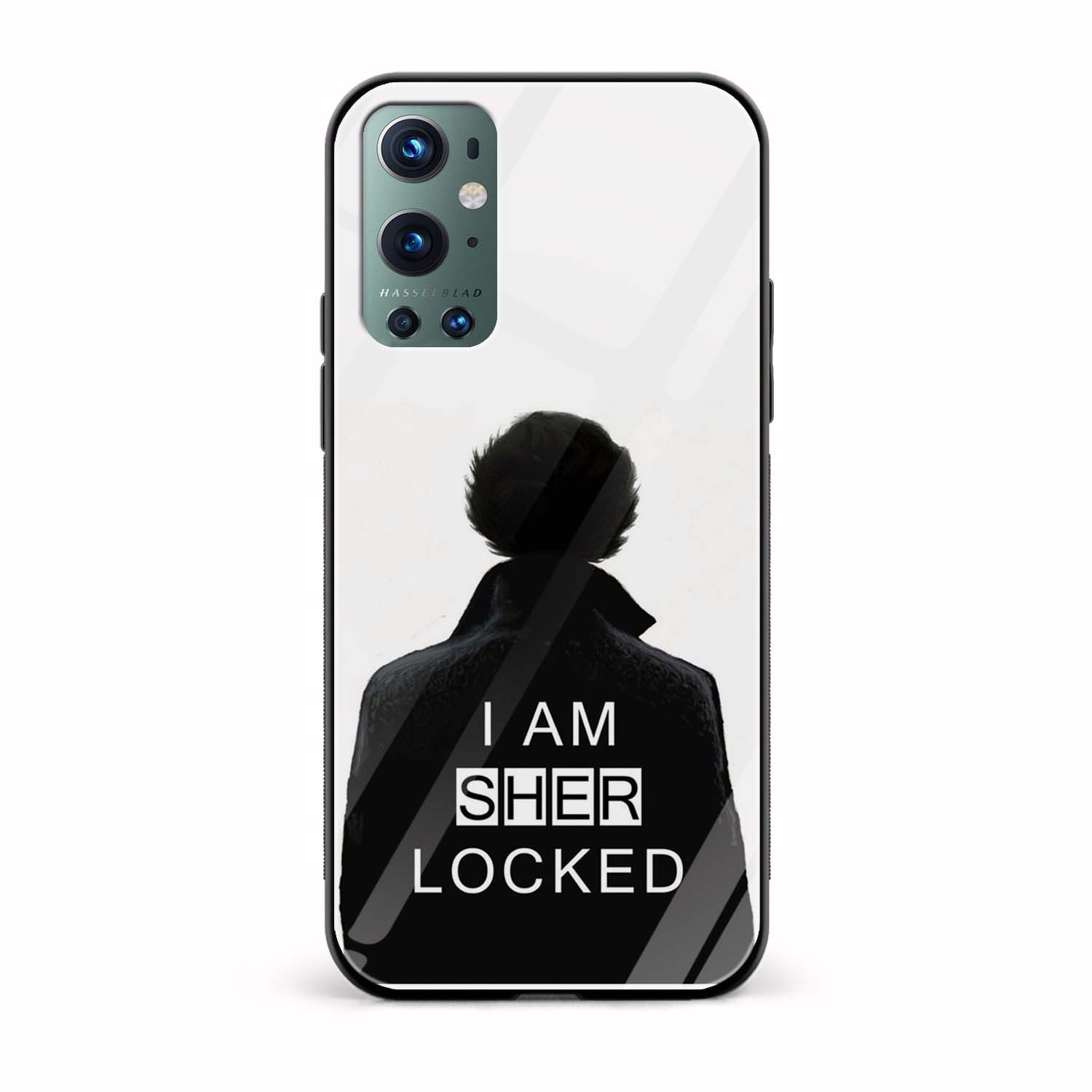I Am SHER Locked Printed Glass Back Phone Case I Am SHER Locked Printed Glass Back Phone Case - Image 1