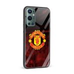 Manchester United Printed Glass Back Phone Case - Image 2