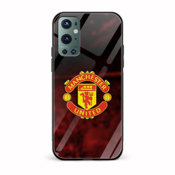 Manchester United Printed Glass Back Phone Case
