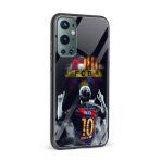 FCB - Messi Printed Glass Back Phone Case - Image 2