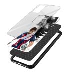 Animated Messi Printed Glass Back Phone Case - Image 3