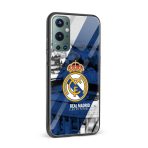Real Madrid Logo Printed Glass Back Phone Case - Image 2