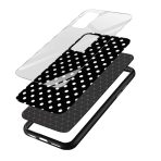 Polka Dots Printed Glass Back Phone Case - Image 3