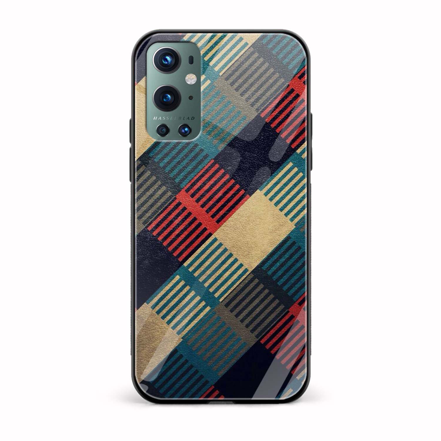 Pattern Printed Glass Back Phone Case Pattern Printed Glass Back Phone Case - Image 1
