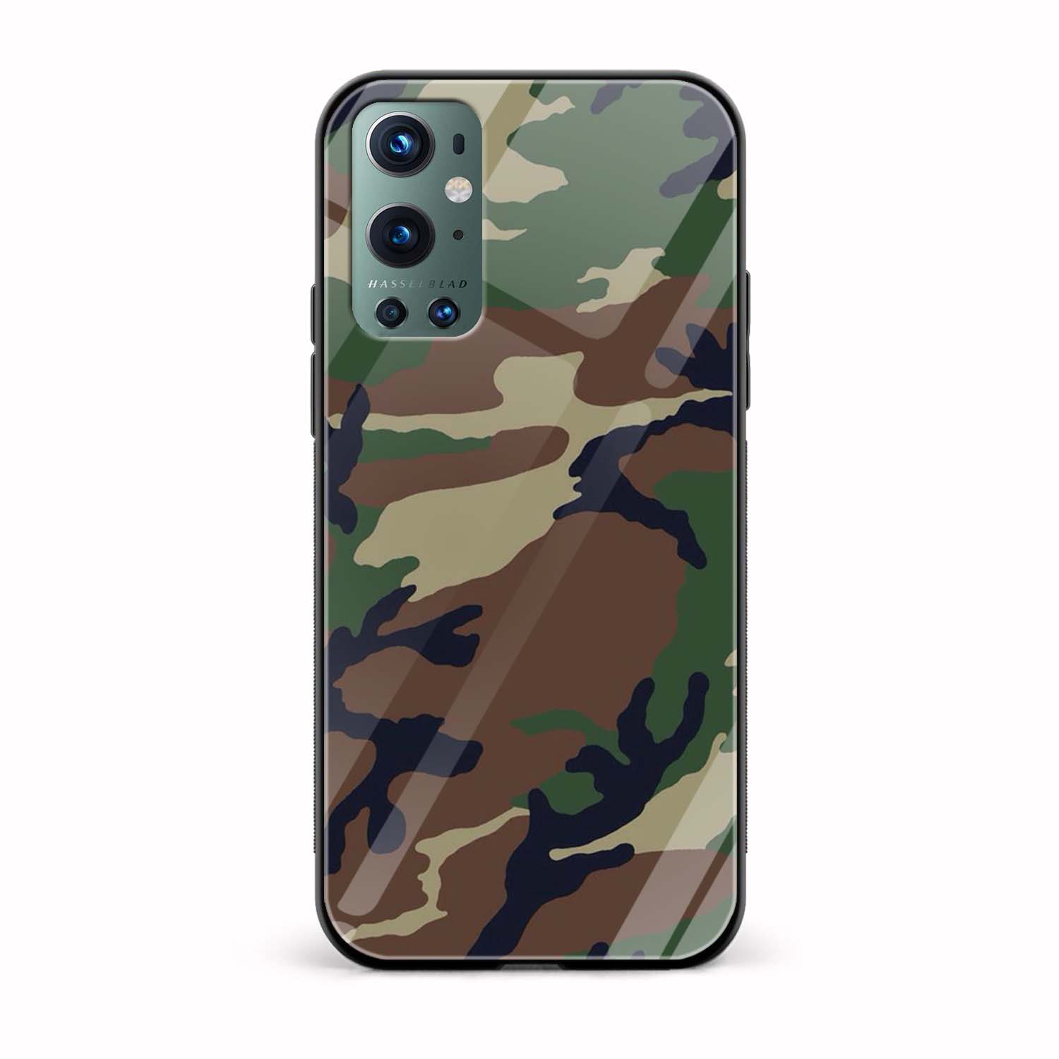 Camouflage Printed Glass Back Phone Case Camouflage Printed Glass Back Phone Case - Image 1