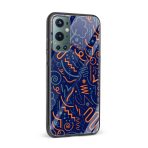 Abstract Printed Glass Back Phone Case - Image 2