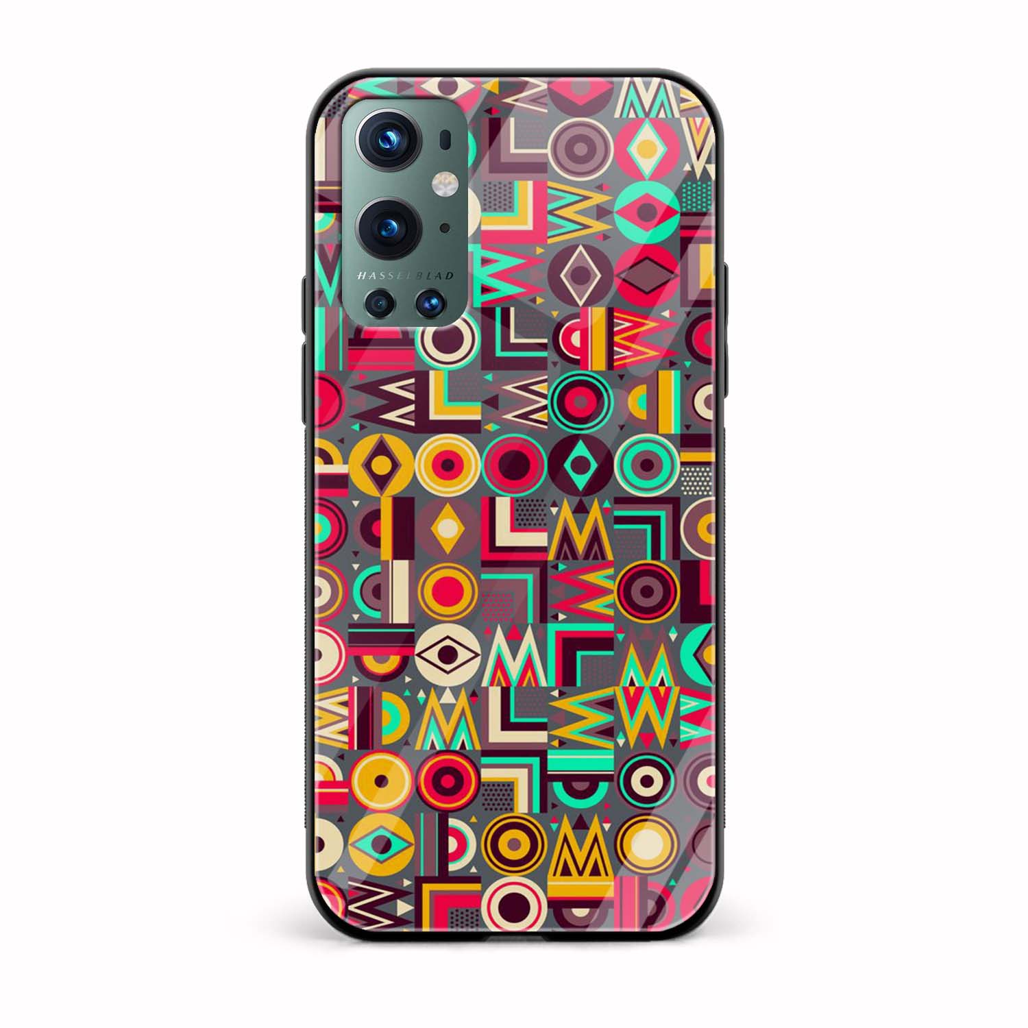 Abstract Printed Glass Back Phone Case Abstract Printed Glass Back Phone Case - Image 1