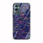 Abstract Printed Glass Back Phone Case