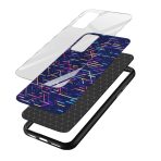 Abstract Printed Glass Back Phone Case - Image 3
