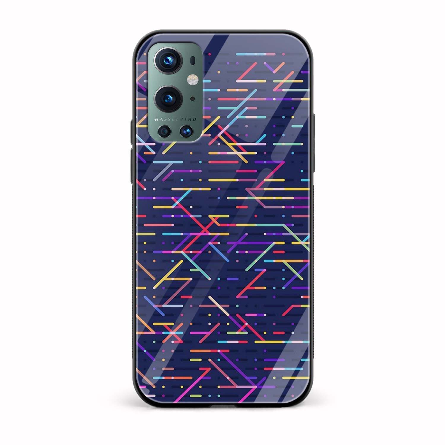 Abstract Printed Glass Back Phone Case Abstract Printed Glass Back Phone Case - Image 1