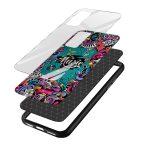 Abstract Printed Glass Back Phone Case - Image 3