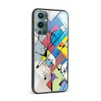 Abstract Printed Glass Back Phone Case - Image 2
