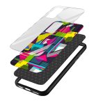 Abstract Printed Glass Back Phone Case - Image 3