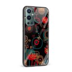 Abstract Printed Glass Back Phone Case - Image 2
